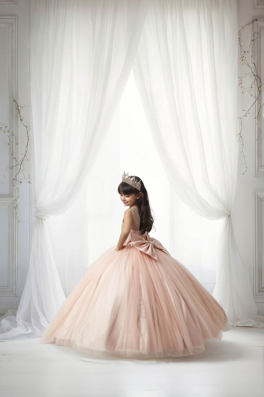 vestido-nina-rosa-nude-sobrefalda-desmontable 1