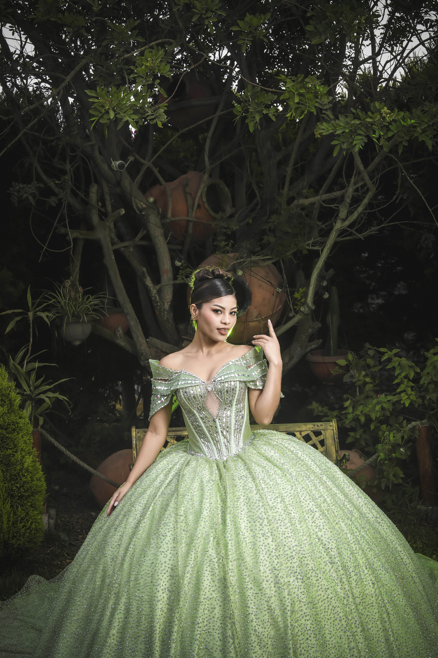 vestido-quinceanera-verde-manzana-princesa 5