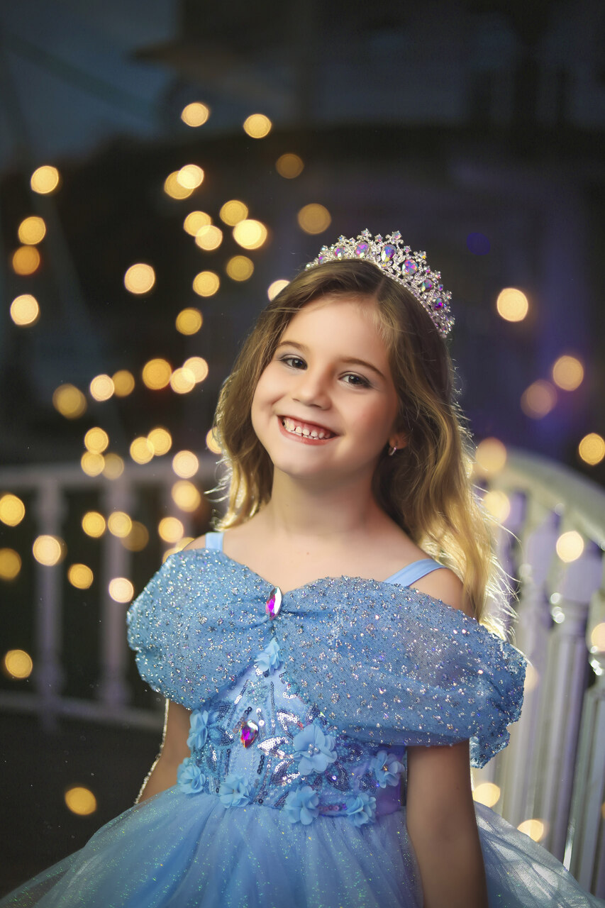 vestido de Cenicienta para niña 2